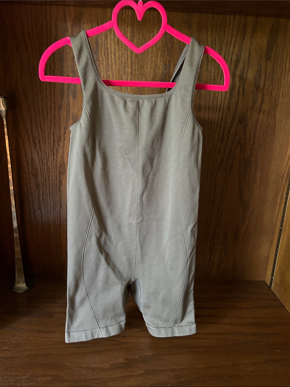 all in motion Olive Brown Girls' Stretch Romper